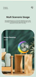 Load image into Gallery viewer, Novo Colorful Moon Fan
