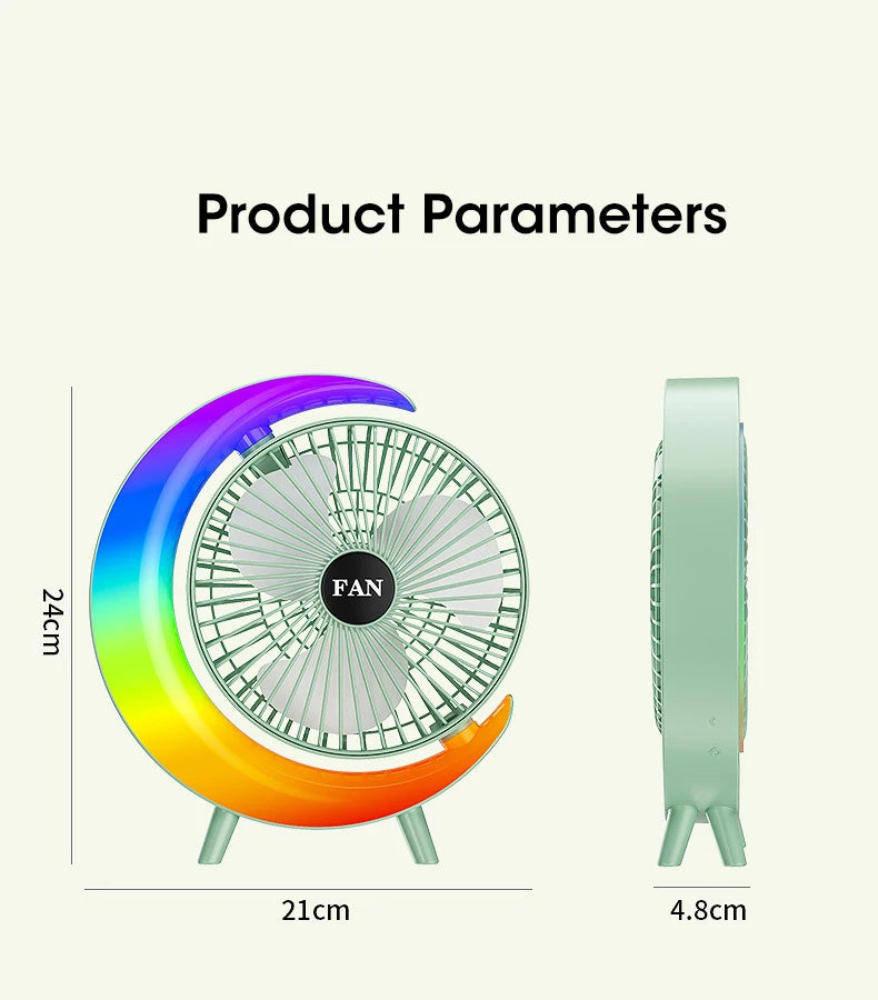 Novo Colorful Moon Fan